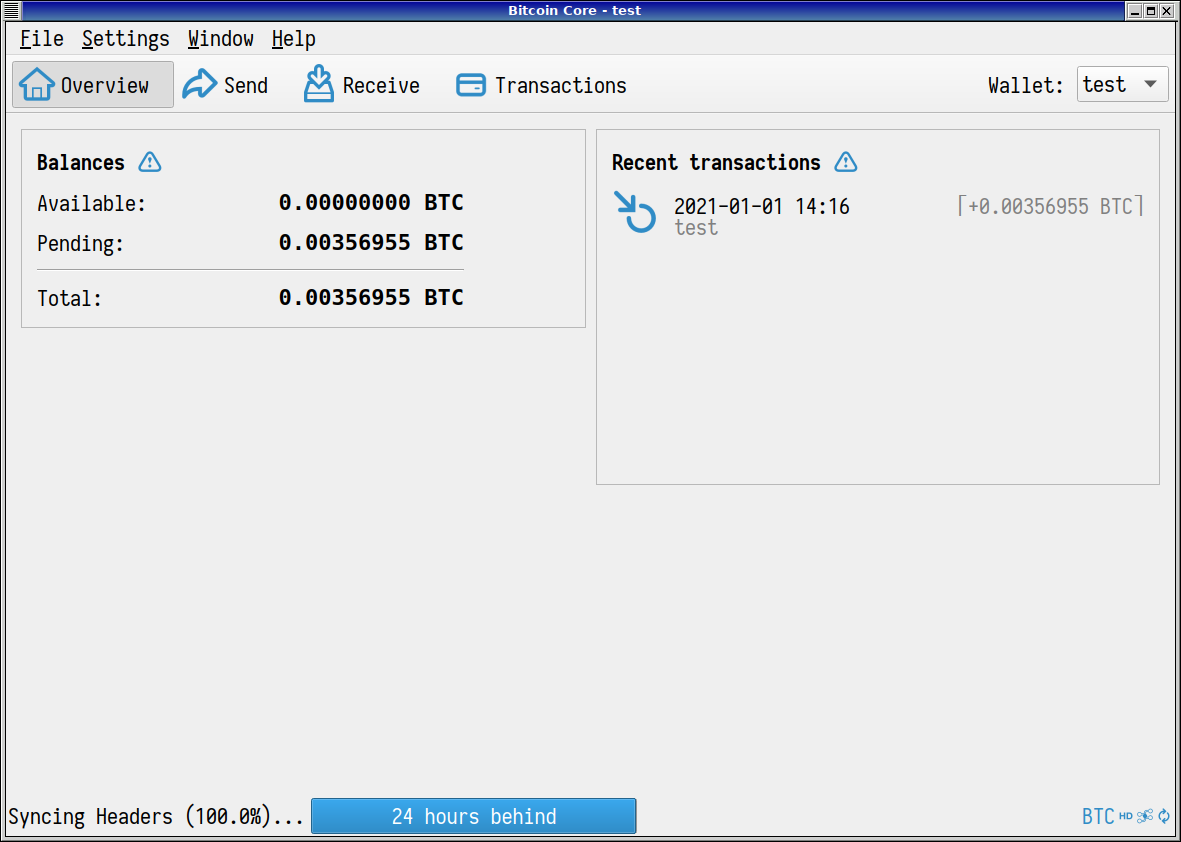 GUI: recent transaction timestamps overlap amounts when watchonly addresses  are in wallet · Issue #20826 · bitcoin/bitcoin