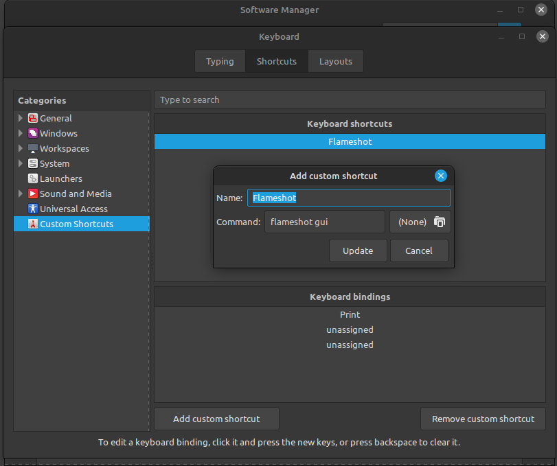 How can i configure flameshot to take full screenshot and also save it
