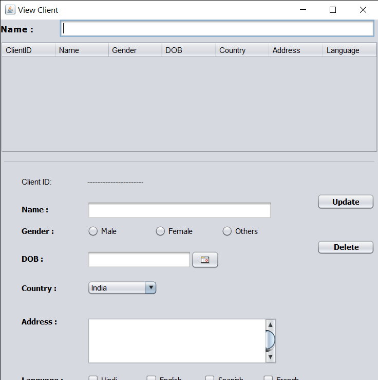 GitHub - amanshah98/ClientSolution: This is a desktop based application ...