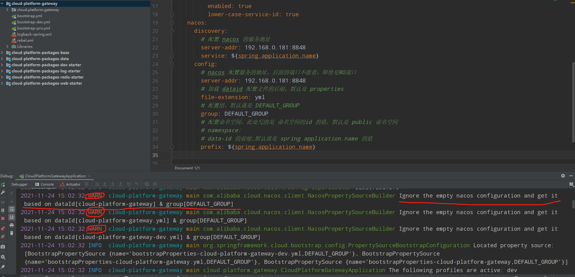 升级版本后出现无法获取配置信息 · Issue #7279 · alibaba/nacos · GitHub