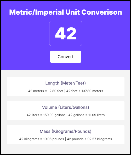 GitHub - kodosa7/unit-converter-js: Unit converter made for a Scrimba ...