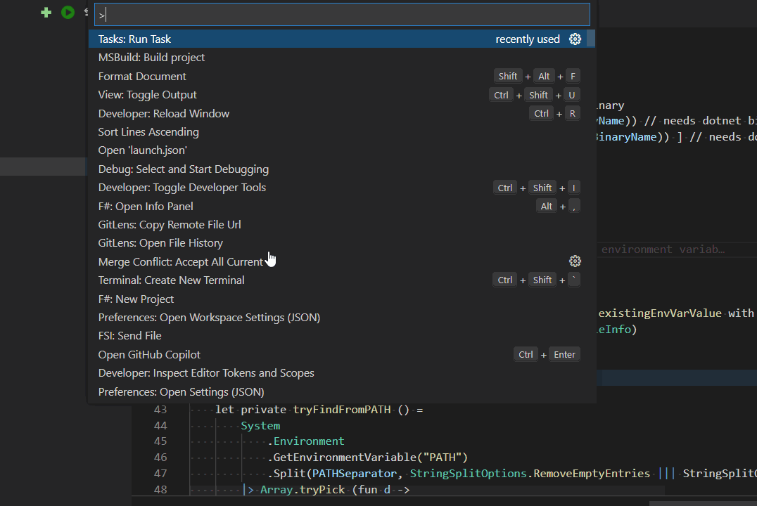 Implement MSBuild functionality as a Task Provider by baronfel · Pull ...