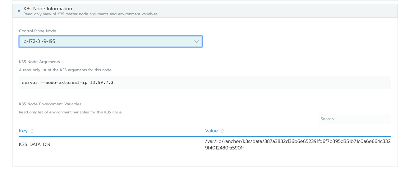 Default Control Plane Node not shown in k3s Node Information · Issue ...