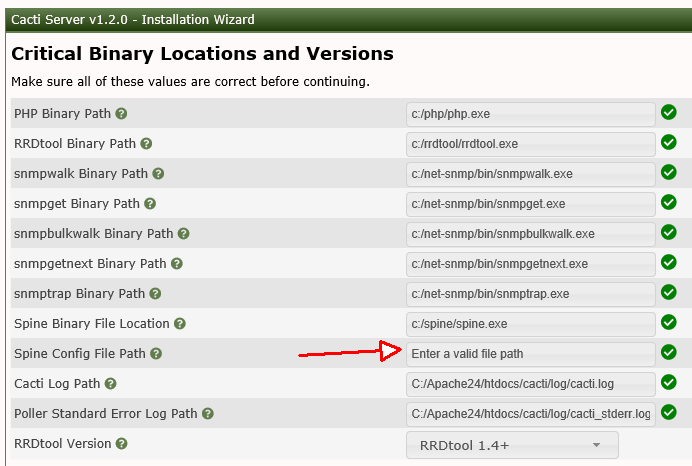 Spine configuration file path is blank on Windows · Issue #2254 · Cacti ...
