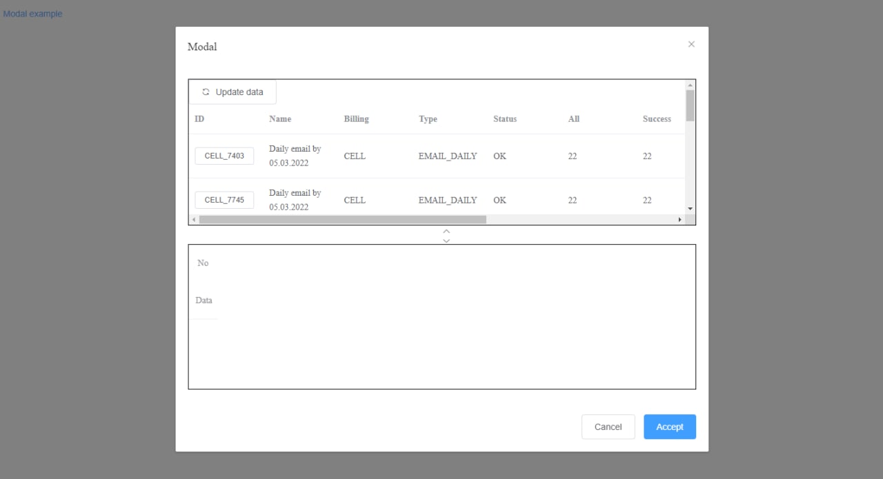 Javascript Master Detail Table GitHub - anamidev/master-and-detail-tables: An example of tables ...