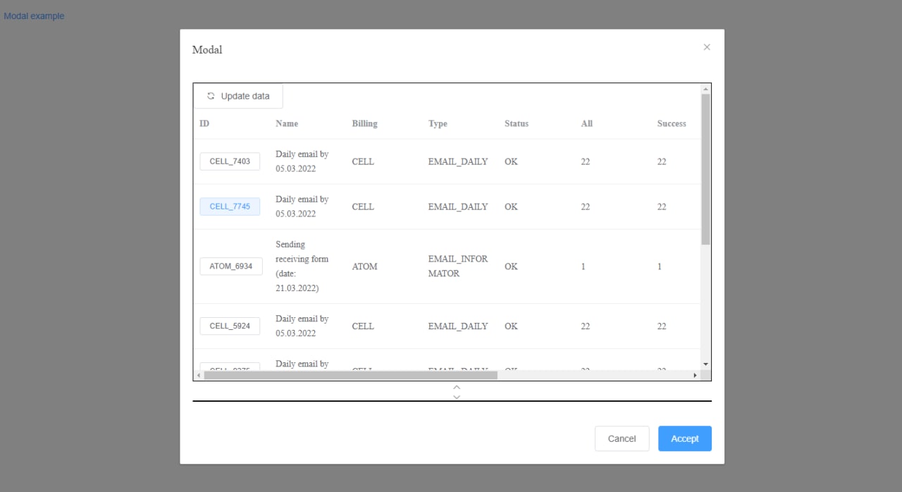 Javascript Master Detail Table GitHub - anamidev/master-and-detail-tables: An example of tables ...