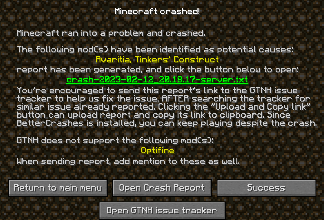 Crash Upon Using a TC Tool/Weapon · Issue #12575 · GTNewHorizons/GT-New ...
