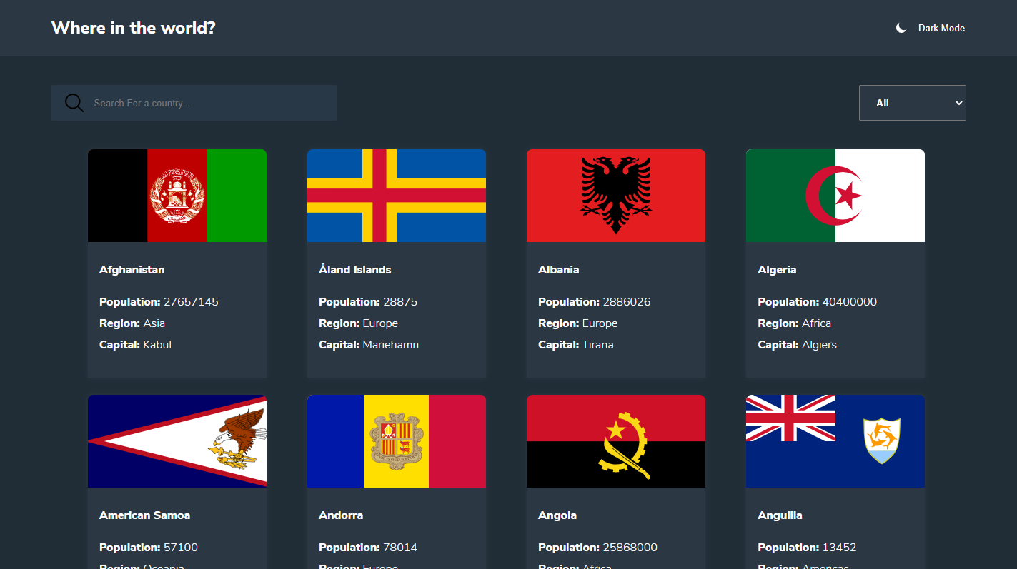 GitHub - danielVaini/rest-countries-api: this application has with ...