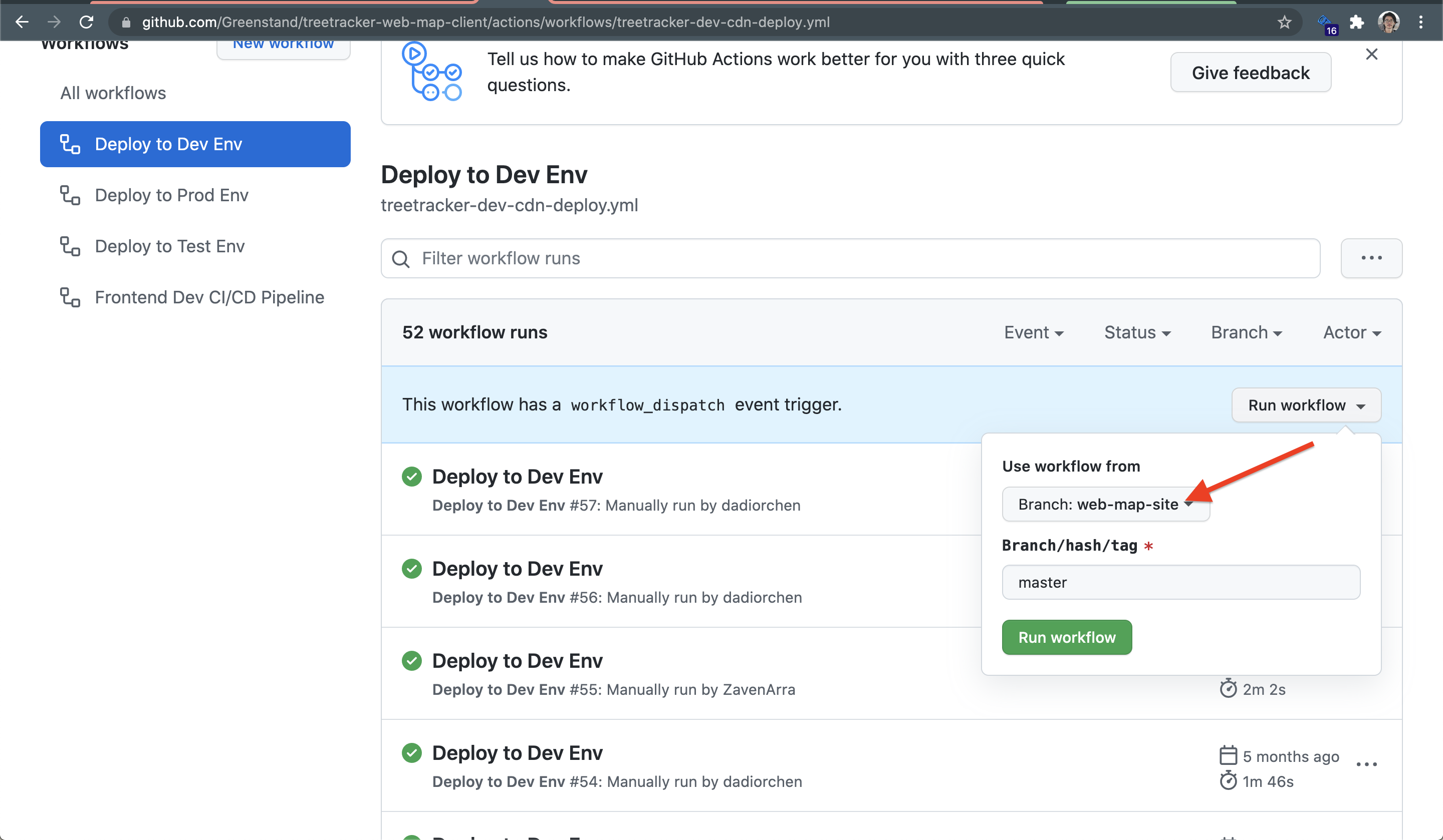 Build and deploy the new web map site project to dev env. · Issue #56 ...