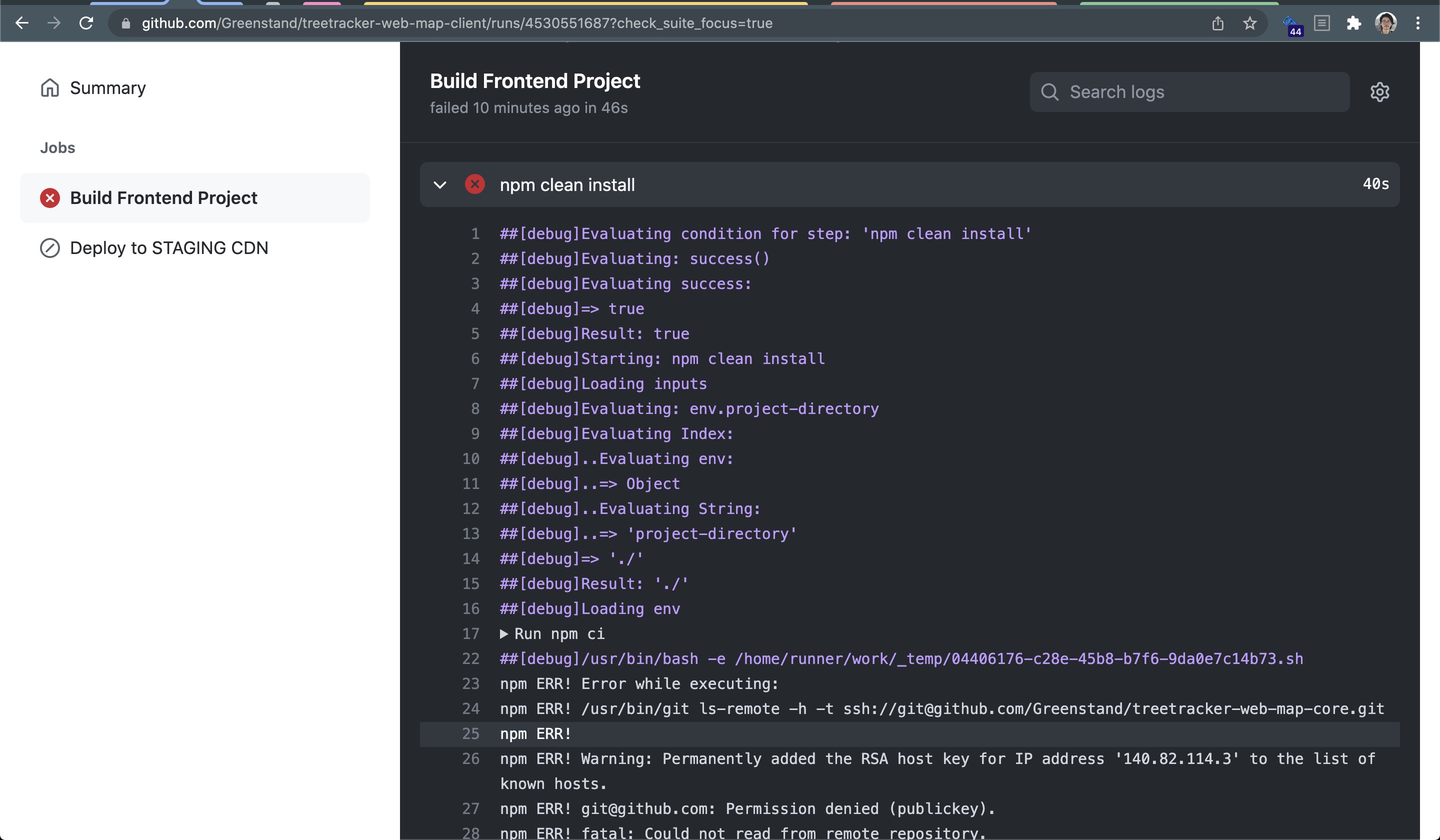Can not run Github Action to deploy. · Issue #365 · Greenstand ...