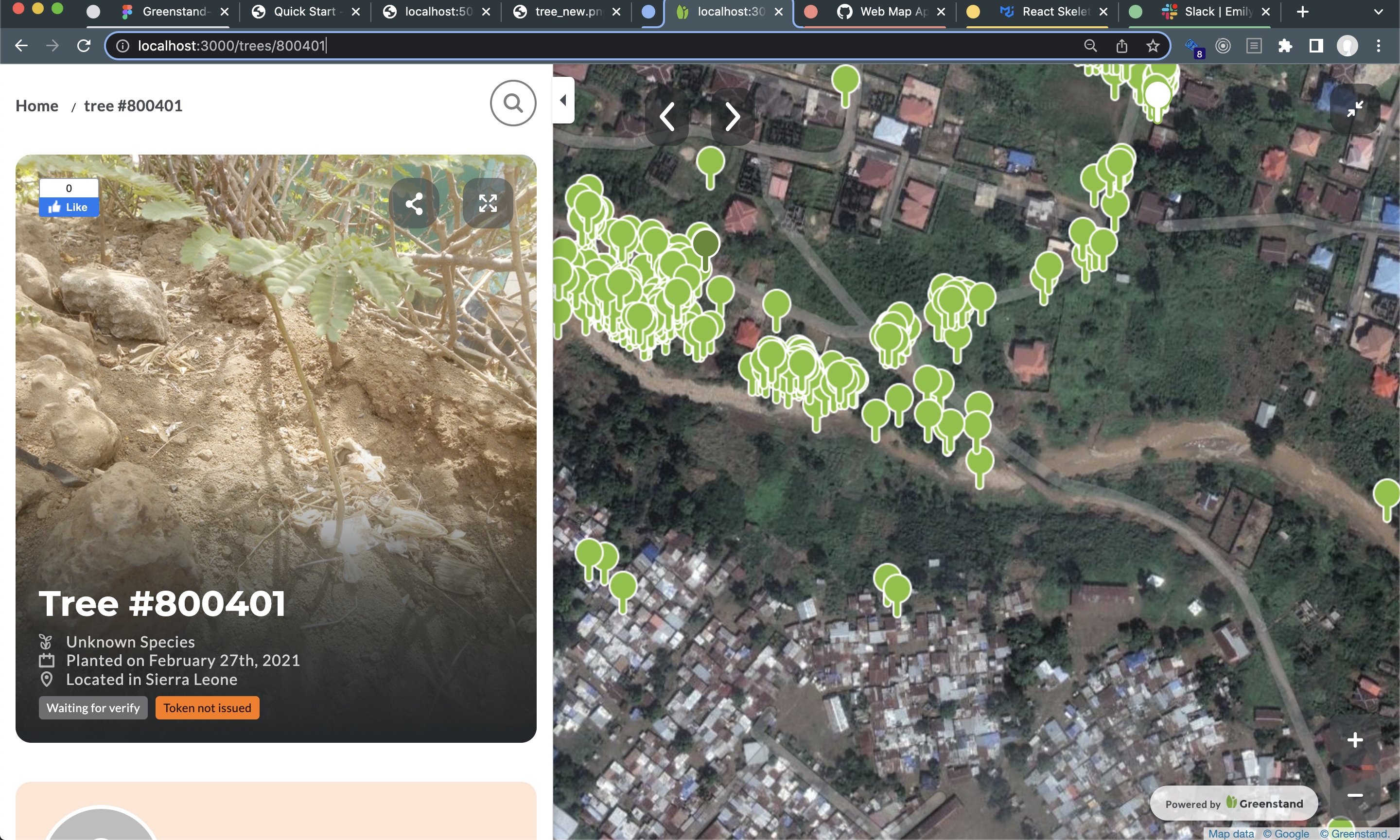 Tree Tracking Find a solution to improve this UX behavior · Issue #1040 · Greenstand ...