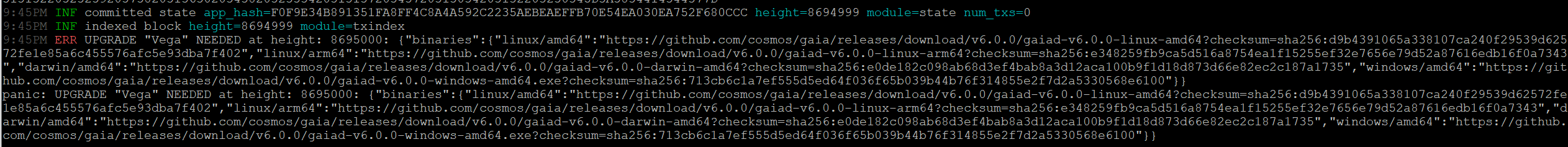Error: wrong Block.Header.AppHash · Issue #1139 · cosmos/gaia · GitHub