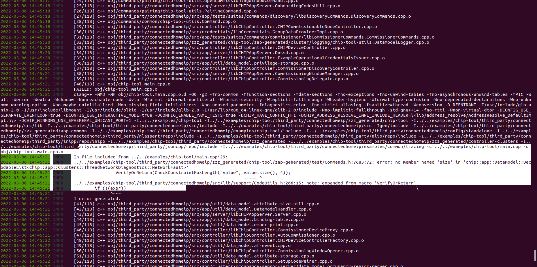 [TC-DIAG-TH_NW-2.1] ActiveNetworkFaults attribute is giving build error ...