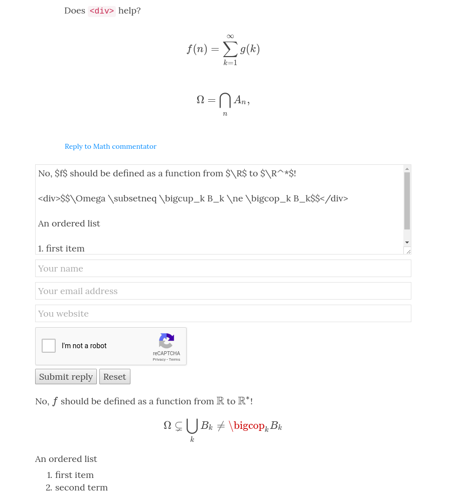 screenshot of Staticman GitLab Pages