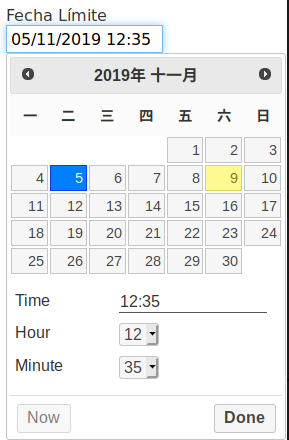 datepicker