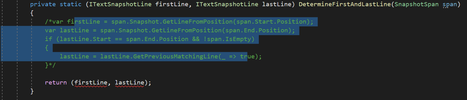 remove_comment_around