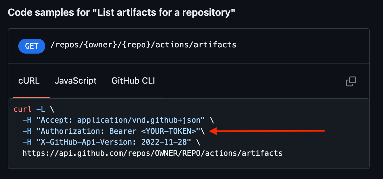 The CURL Code Samples In The API Docs Have A Typo In The Authorization 