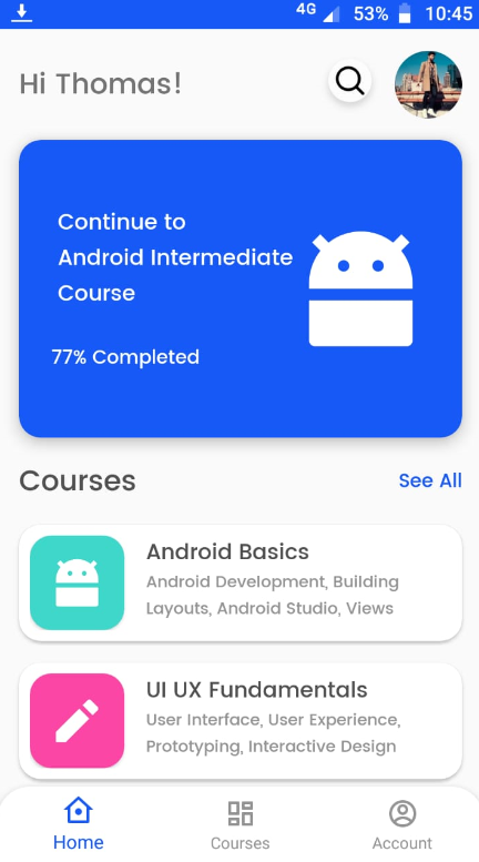 GitHub - Coney484/MyEducationApp: This application is an UI Design for ...