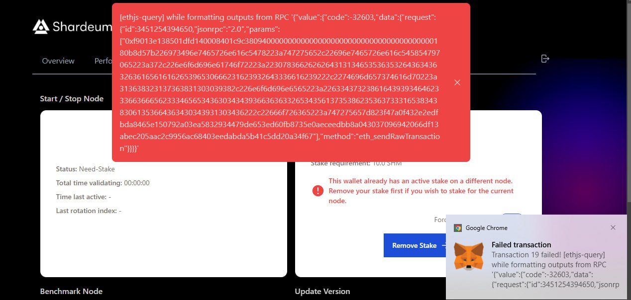 [Duplicate] RPC Error `[ethjs-query] while formatting outputs from RPC ...