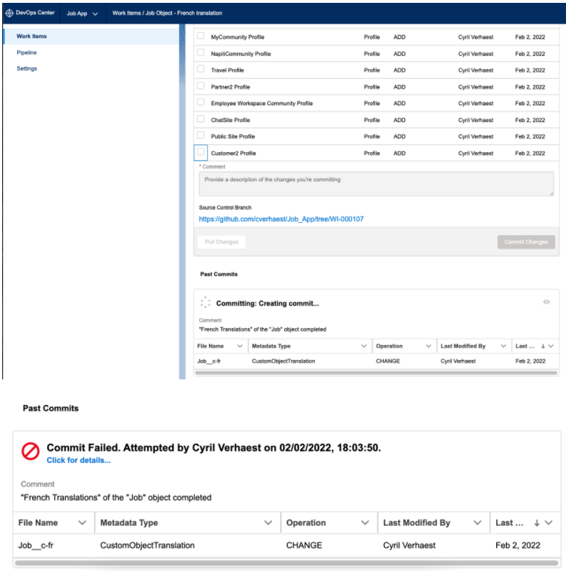 DevOps_Center_issue