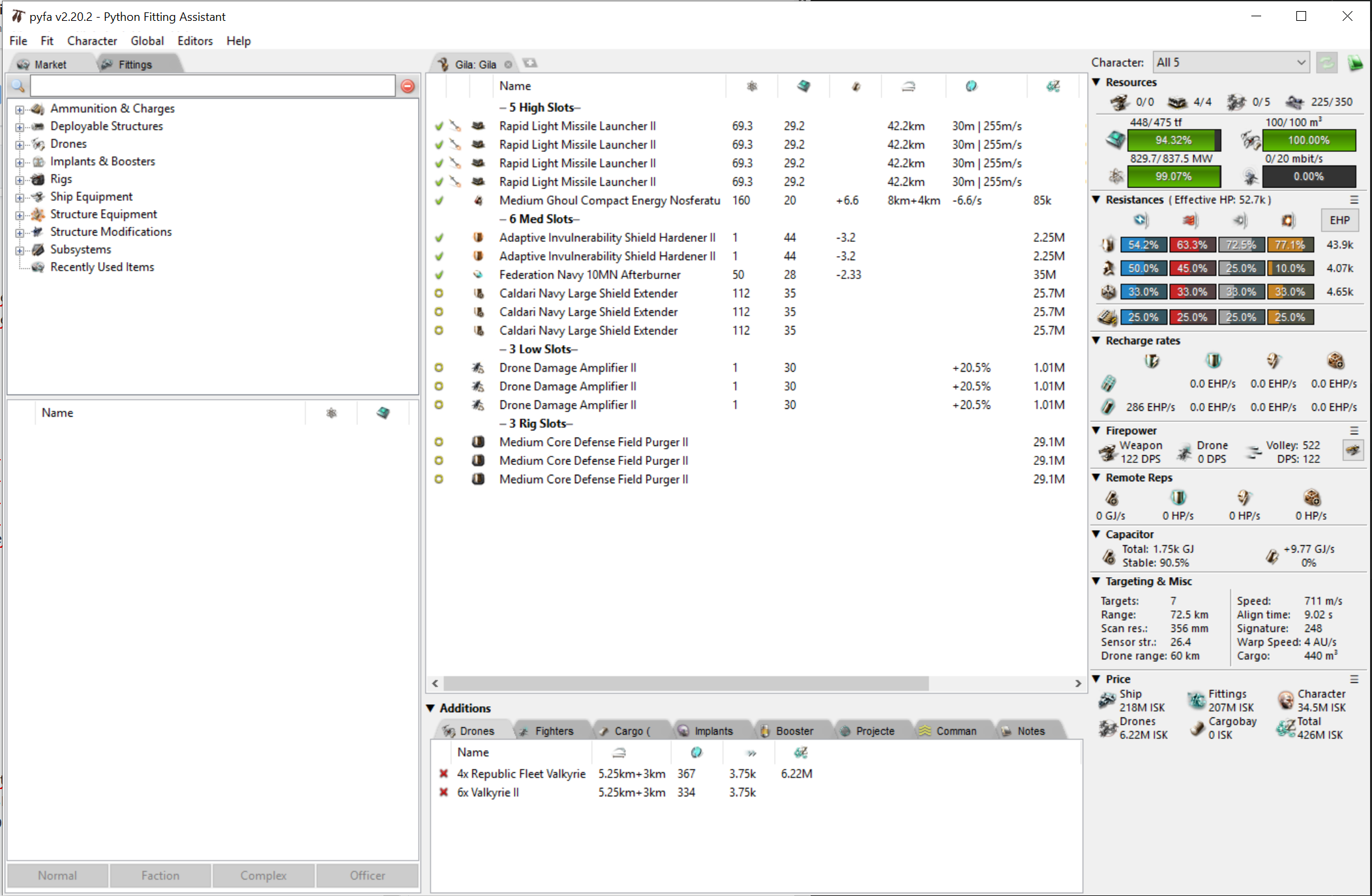 current after import