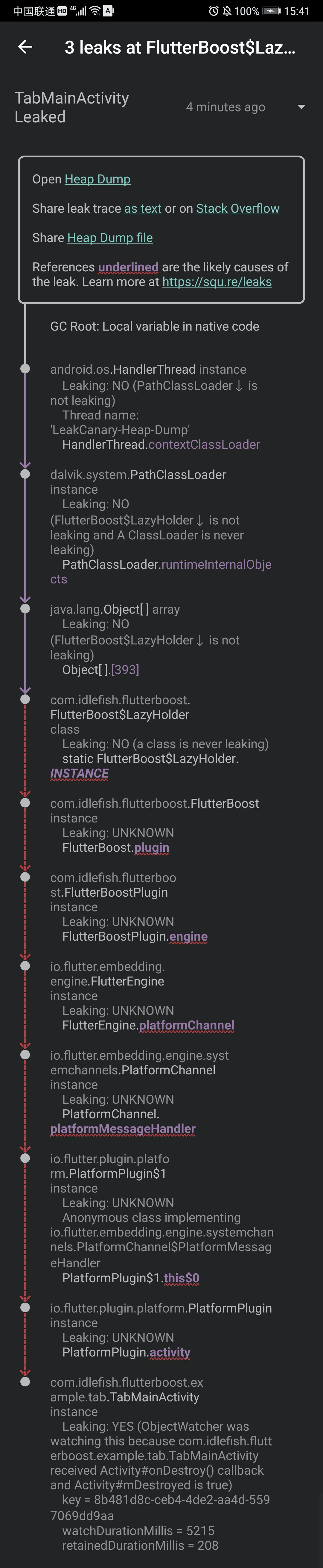 FlutterBoostFragment内存泄漏 · Issue #1340 · alibaba/flutter_boost · GitHub