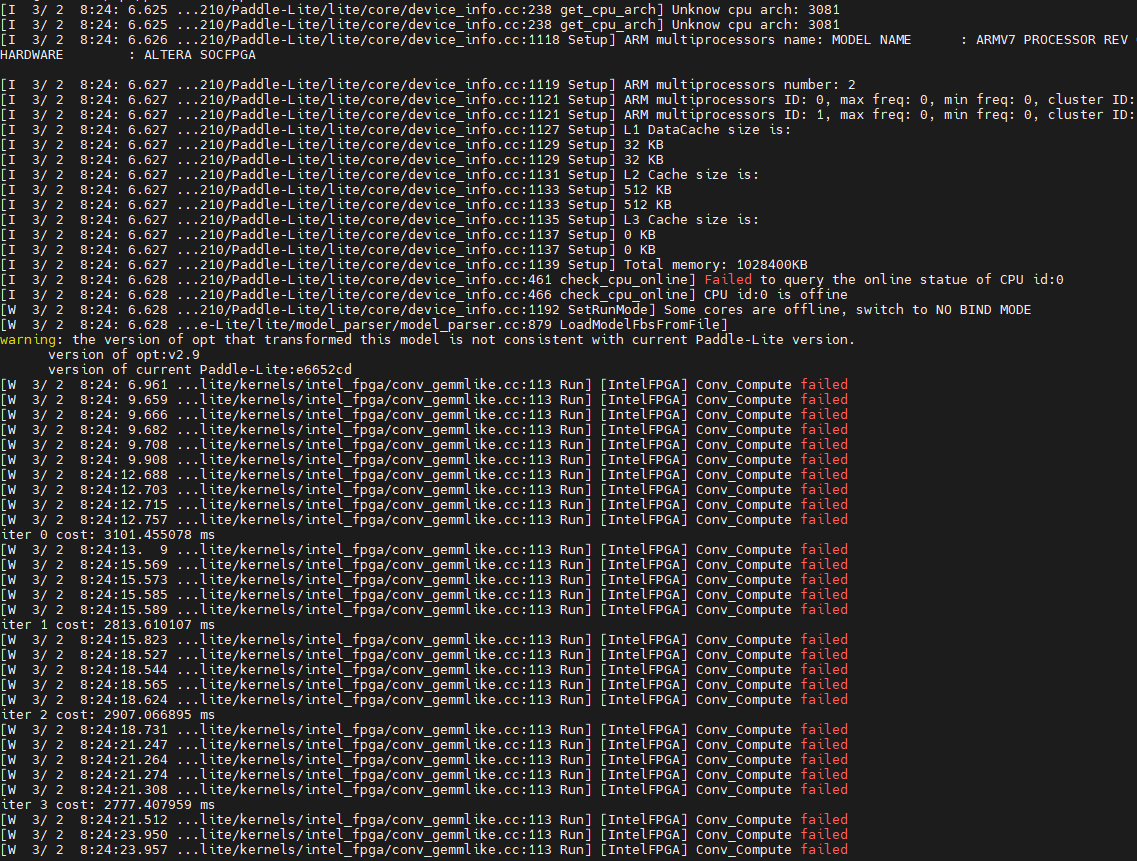 fpga部署 · Issue #8558 · PaddlePaddle/Paddle-Lite · GitHub