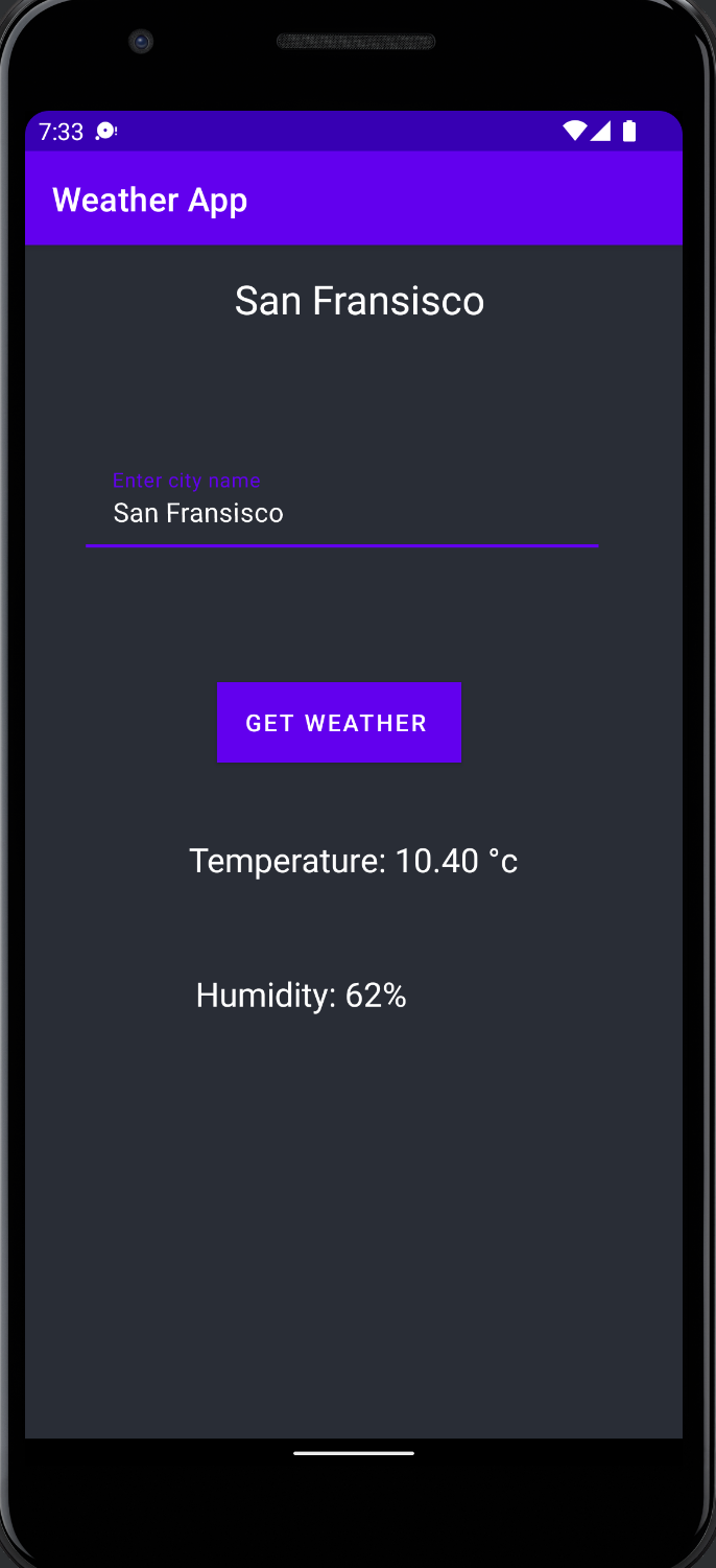 GitHub KumarDhananjaya/WeatherAppAndroid The Weather App Mini