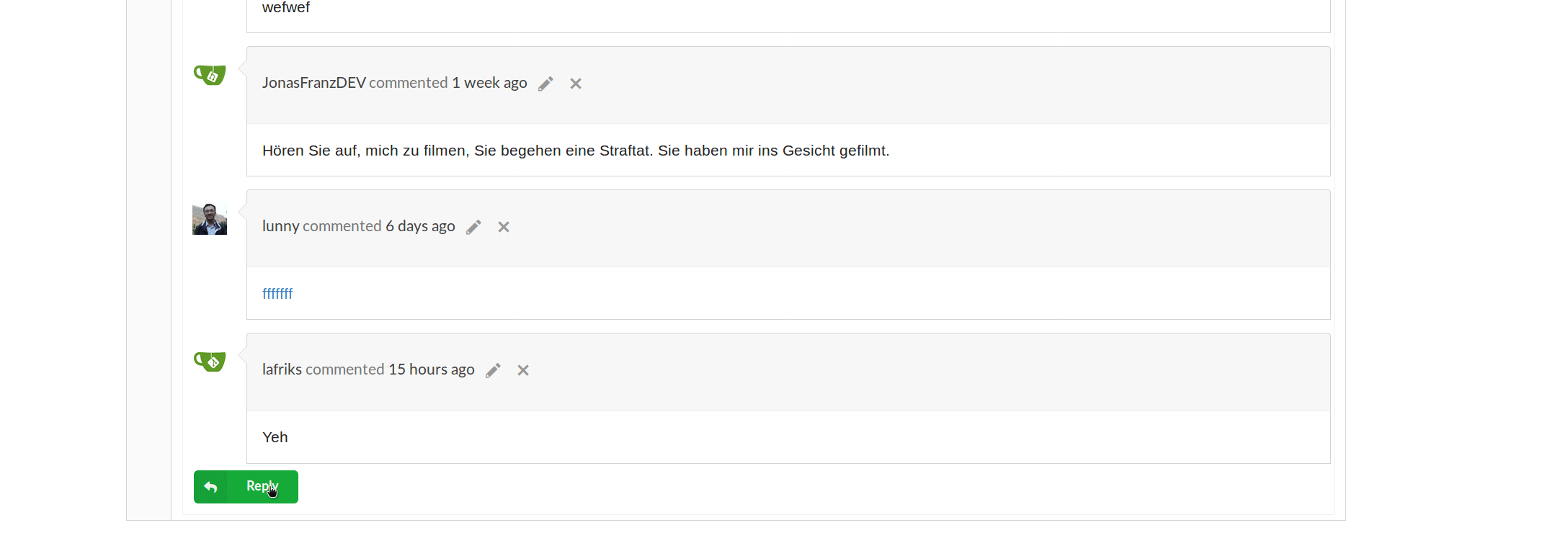 Can't view "Preview" on comments on pull requests · Issue 4947 · go
