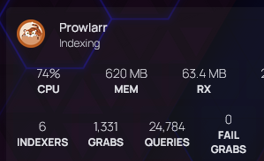 [Bug] High CPU usage in Prowlarr when widget is enabled · Issue #872 ...