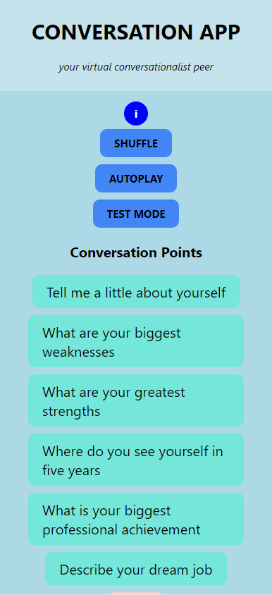 GitHub - KobeZ123/conversation-app: The Conversation App provides all ...