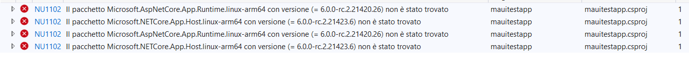 [Bug] Package not found · Issue #2260 · dotnet/maui · GitHub