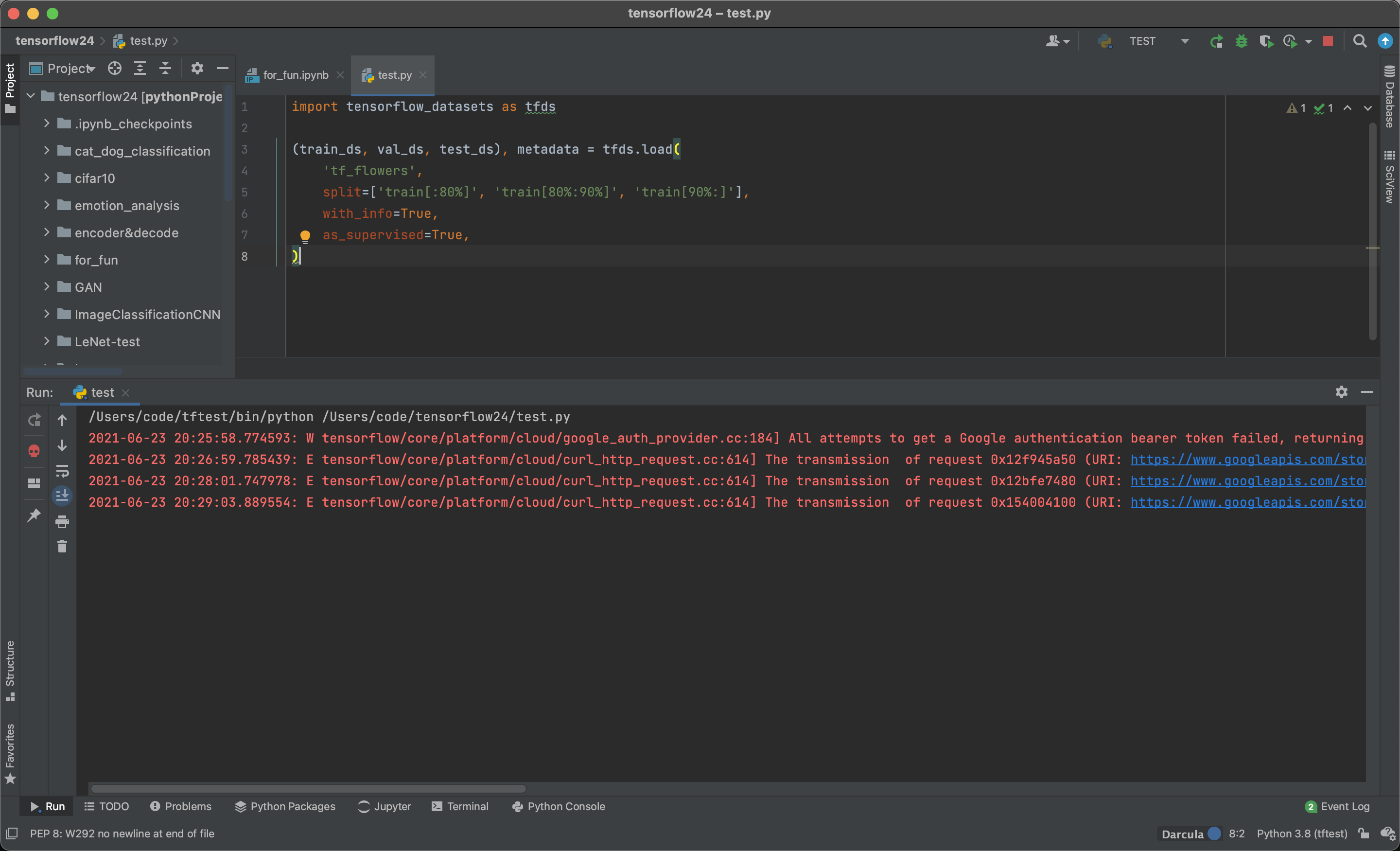 All attempts to get a Google authentication bearer token failed · Issue ...