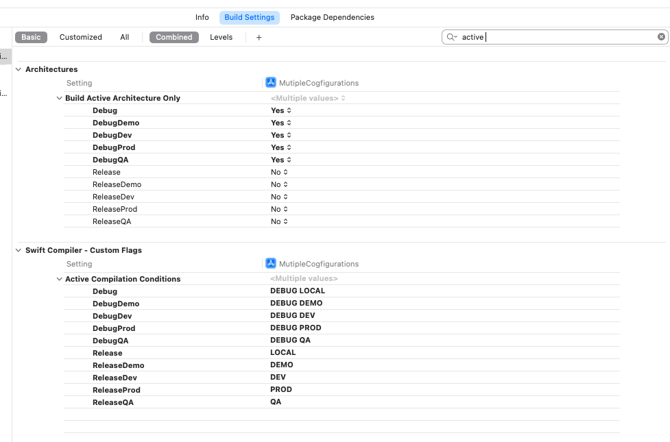GitHub - leemccormick/MutipleConfigurations