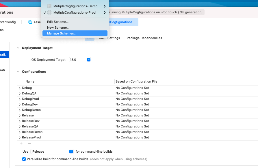 GitHub - leemccormick/MutipleConfigurations