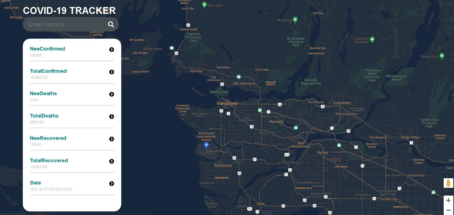 GitHub - gavindang2911/Covid19-tracker: A basic Covid-19 tracker web ...
