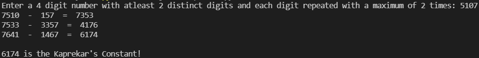 GitHub - AadityaMahadevan/Kaprekar-s-Constant: A short Python program ...