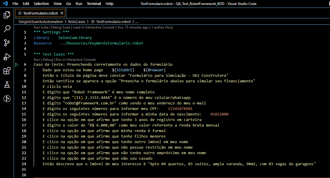 GitHub - SergioEGLira/Test_RobotFramework_BDD