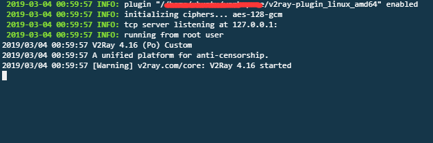 work on v2ray client,but shadowsocks windows client failed