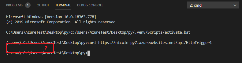 Fail to get the Python version when verifying the response from http ...