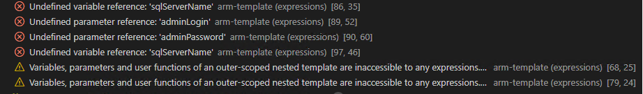 Missing one warning in the error list after changing the property from ...