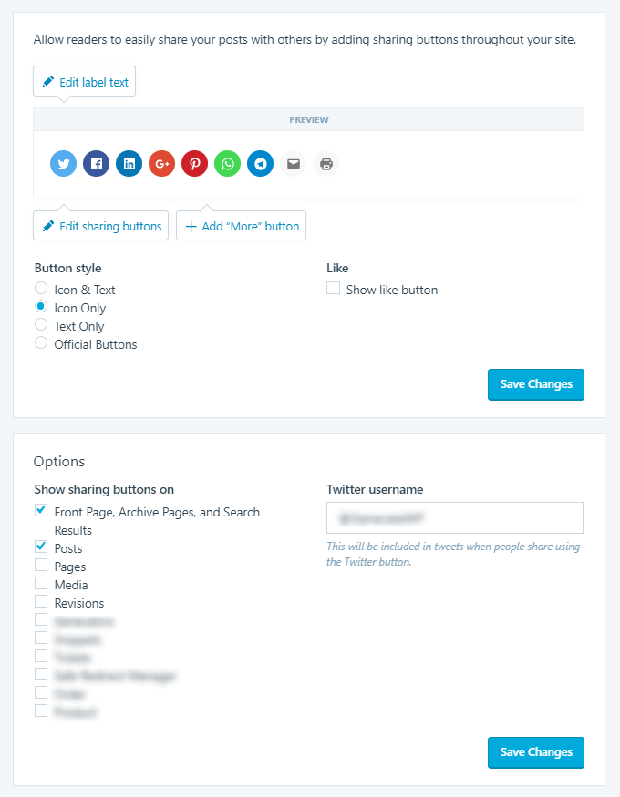 jetpack-sharing-config