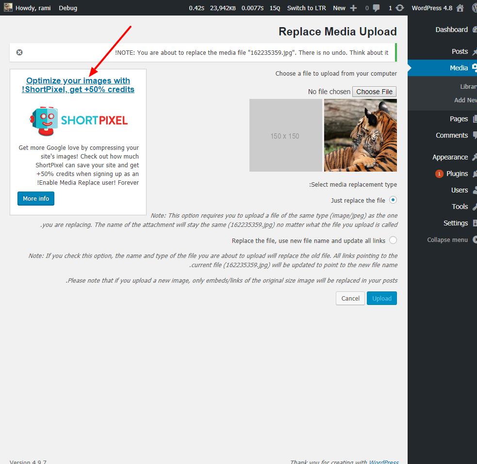 RTL view · Issue #12 · short-pixel-optimizer/enable-media-replace · GitHub