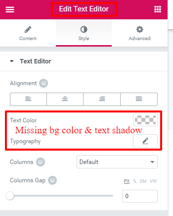 Missing common controls · Issue #7317 · elementor/elementor · GitHub