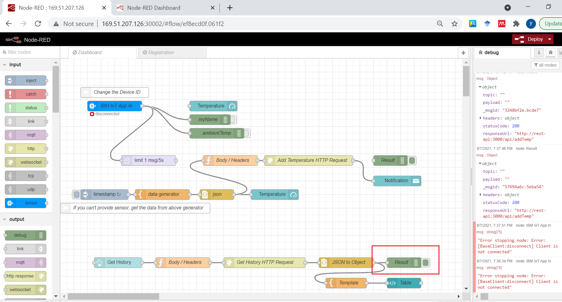 node-red · Issue #7 · IBM/Hyperledger-Fabric-for-Trusted-IoT · GitHub
