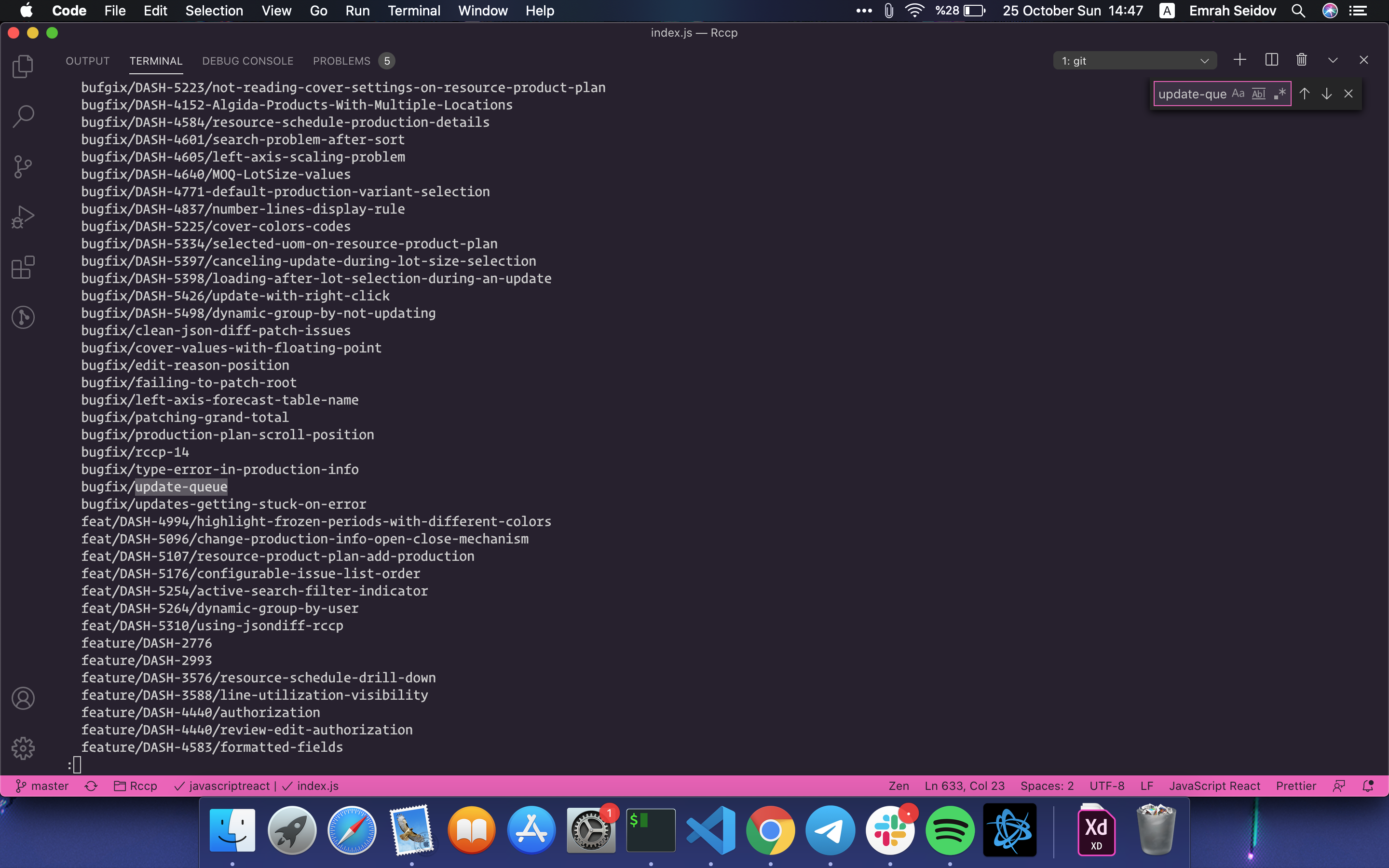 Terminal search is not working as expected · Issue #109325 · microsoft ...