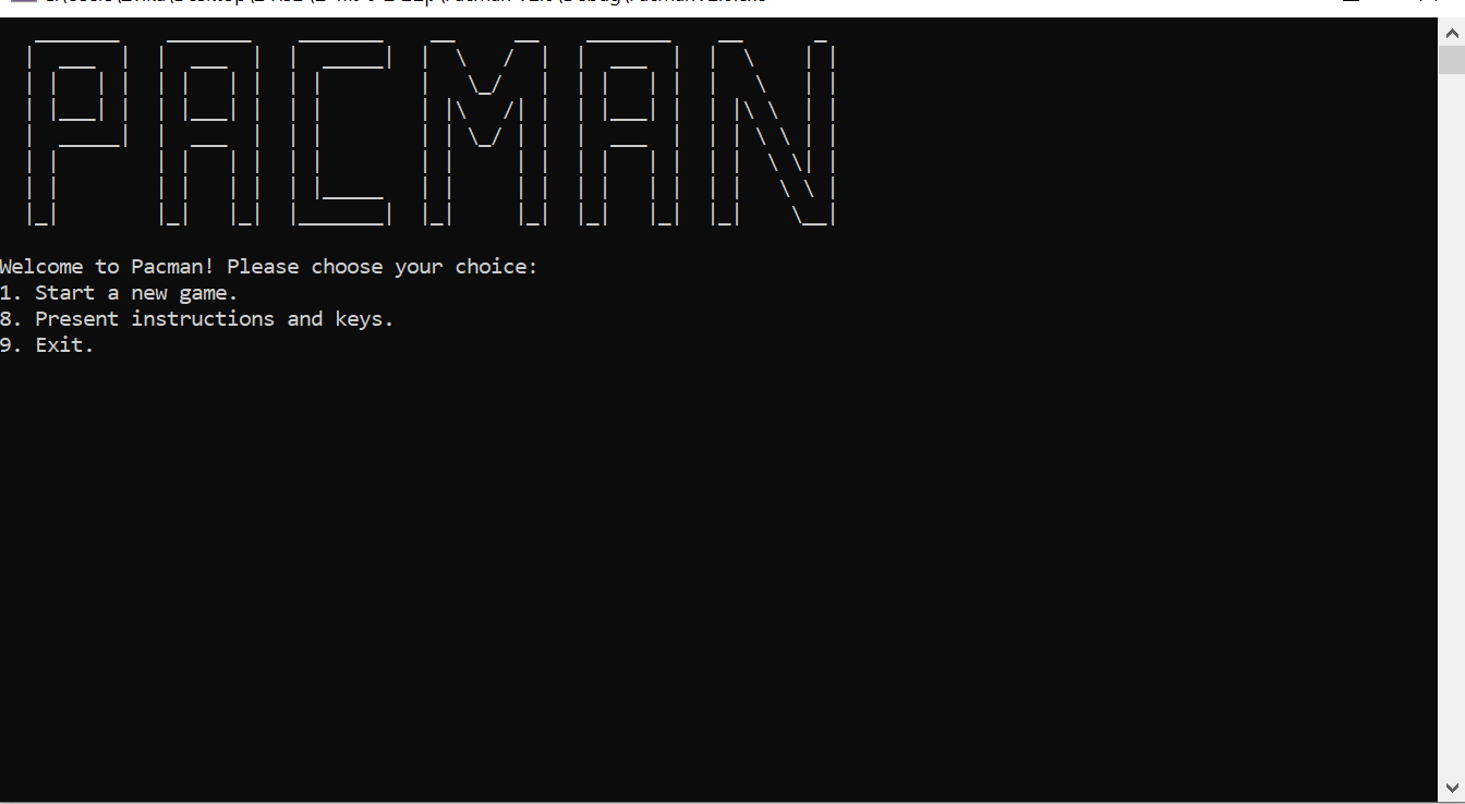 GitHub - ZvikaNaorCohen/PacmanCPP: Pacman game using console ...