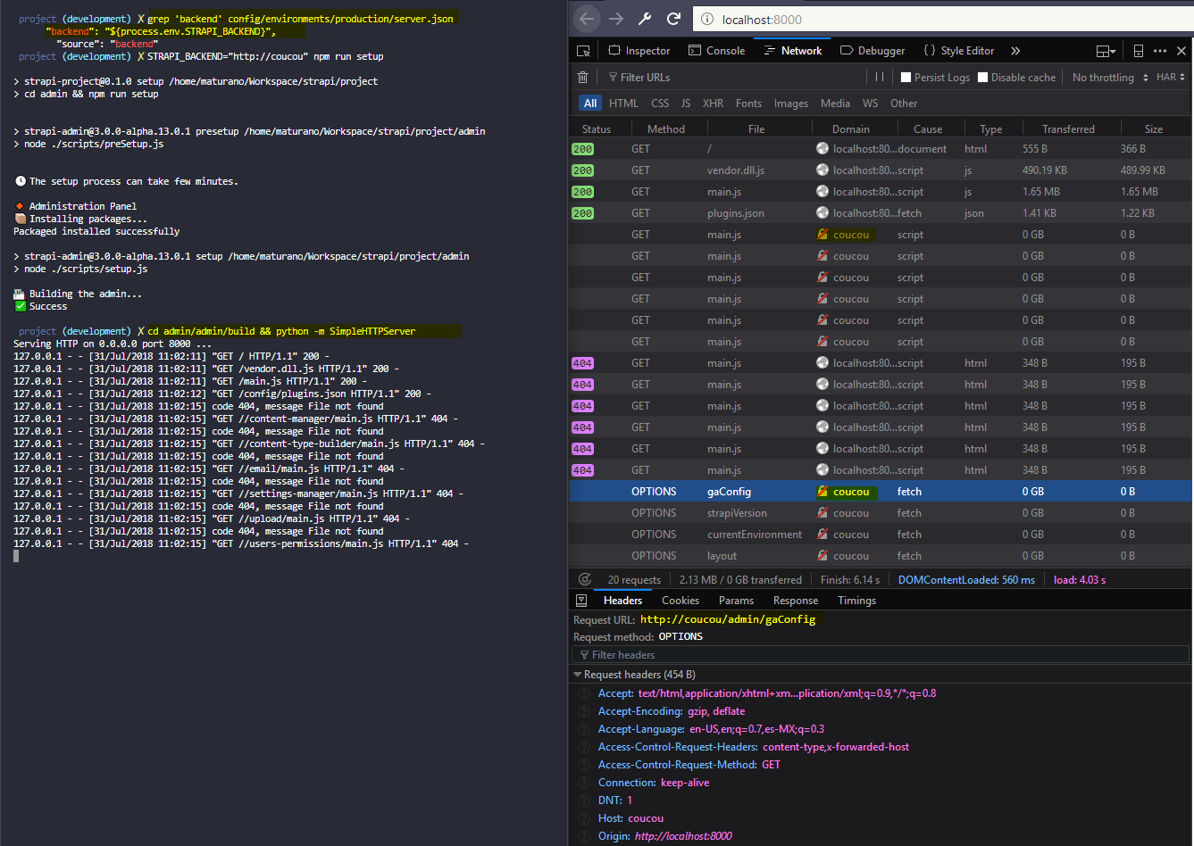 Enviroment variables not replaced on `server.json` config file · Issue ...