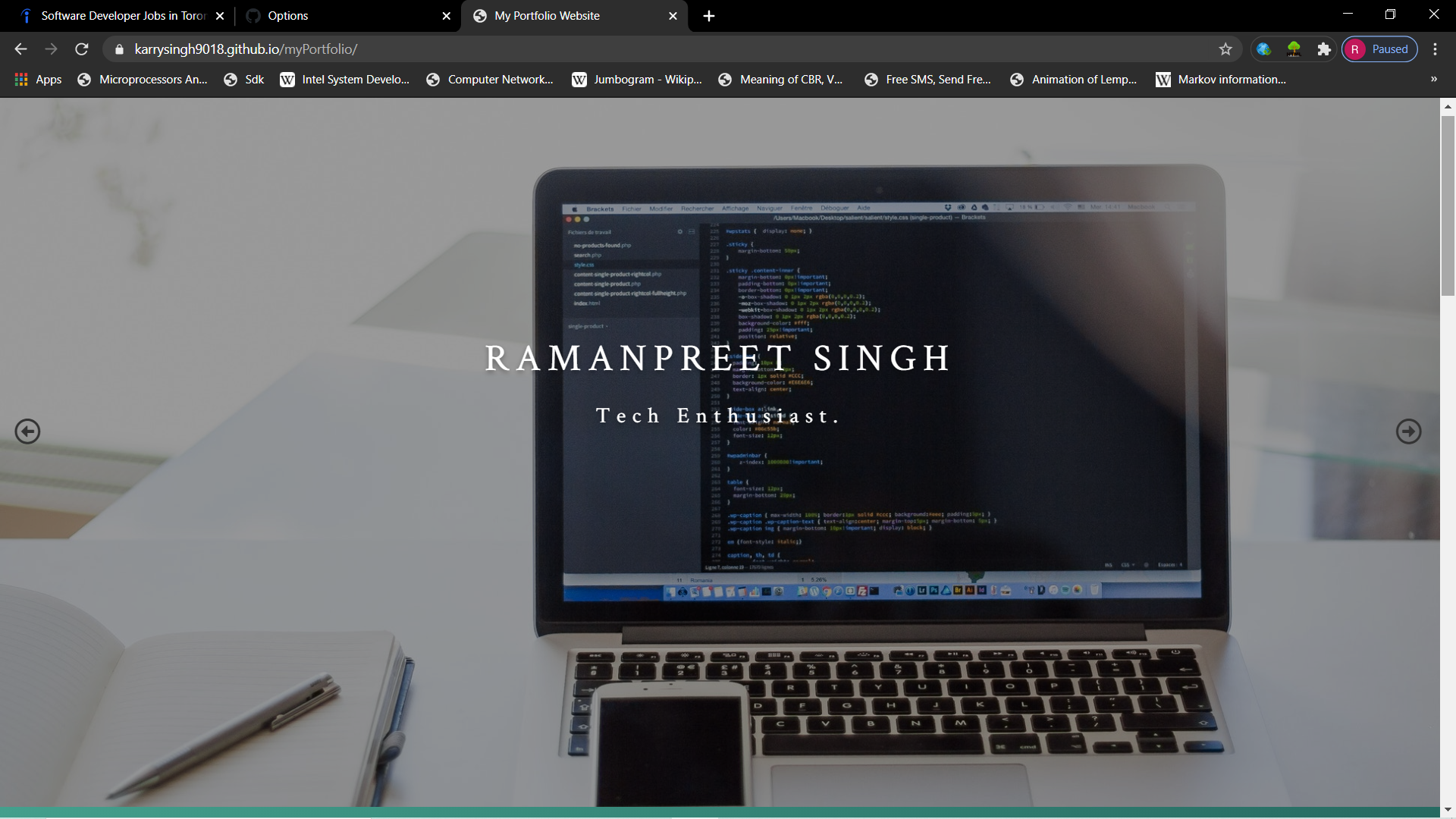 GitHub - KarrySingh9018/myPortfolio: A short description about Myself ...