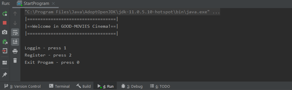 GitHub - skaler12/Cinema-Operating-System--JavaSE-Junit5